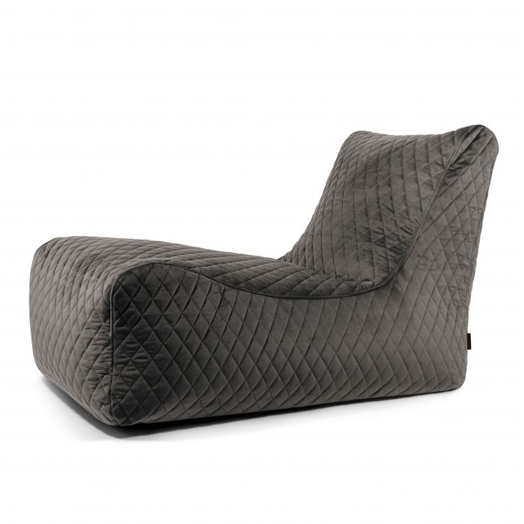 Sitzsack Bezug Lounge Lure Luxe Grau