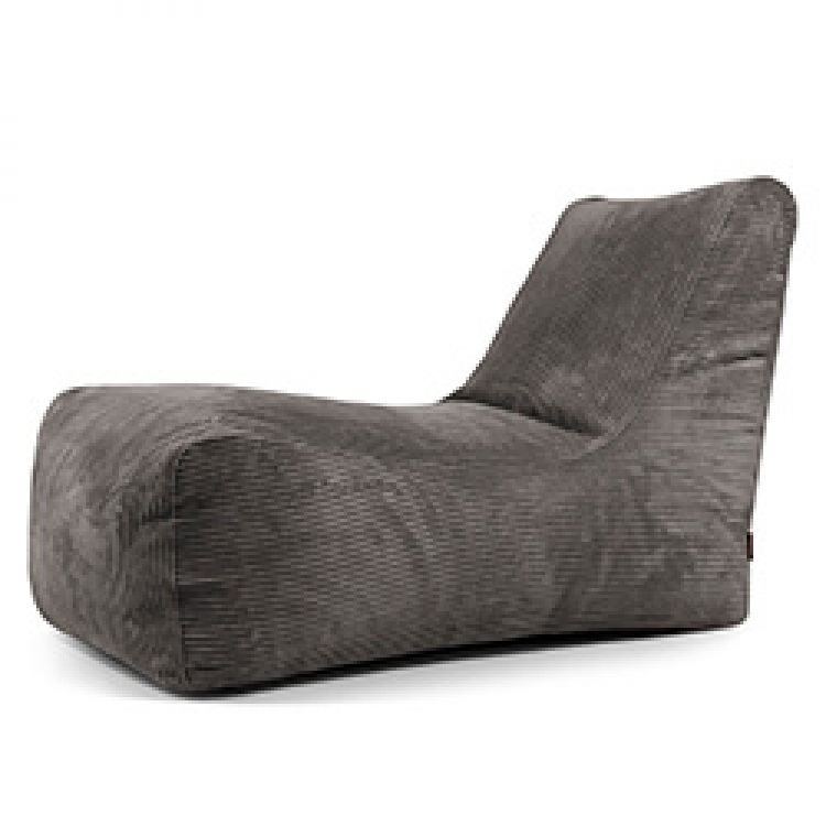 Sitzsack Bezug Lounge Waves Dunkelgrau