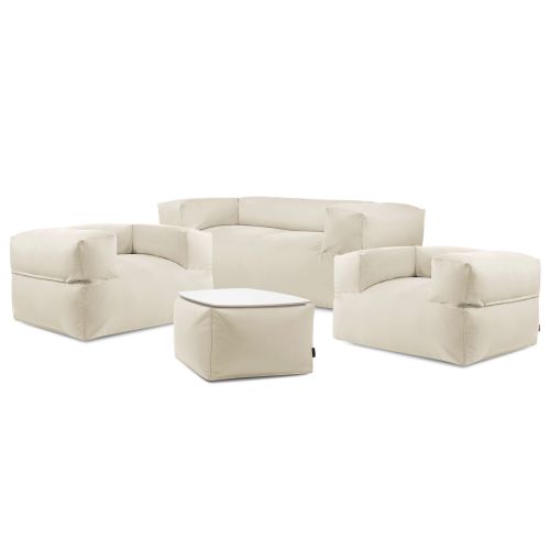 A set of bean bags Dreamy  Colorin Ivory