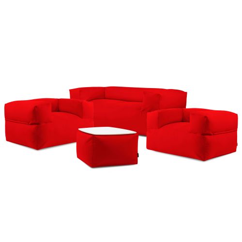 A set of bean bags Dreamy  Colorin Red