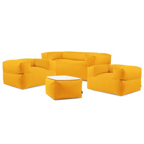 A set of bean bags Dreamy  Colorin Yellow