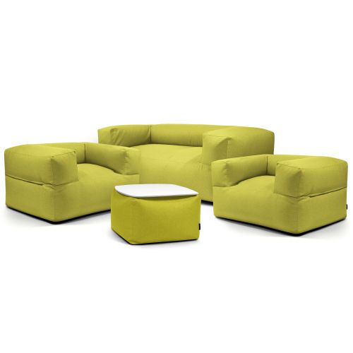 A set of bean bags Dreamy  Nordic Lime