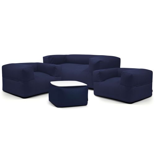 A set of bean bags Dreamy  Nordic Navy