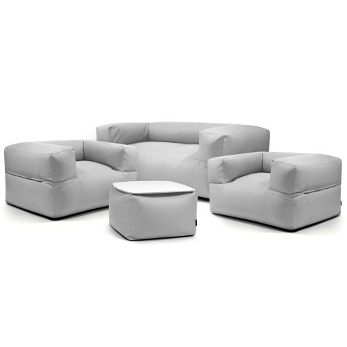 A set of bean bags Dreamy  Nordic Silver