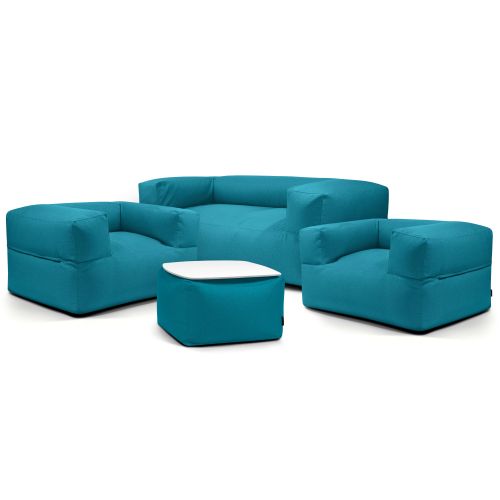 A set of bean bags Dreamy  Nordic Turquoise