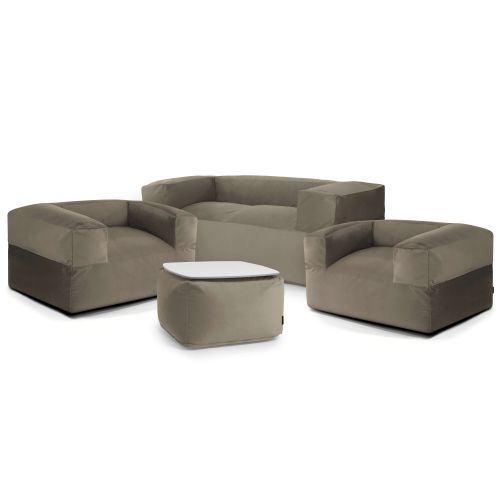 A set of bean bags Dreamy  Barcelona Taupe