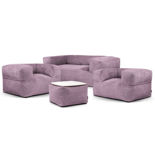 A set of bean bags Dreamy  Waves Lilac
