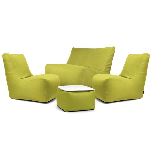A set of bean bags Happy  Nordic Lime