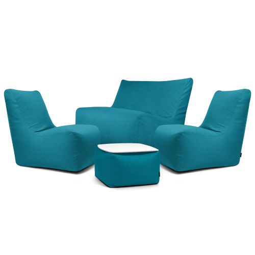 A set of bean bags Happy  Nordic Turquoise
