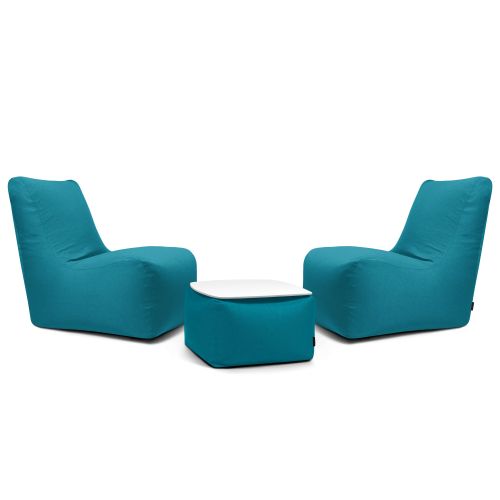 A set of bean bags Lucky  Nordic Turquoise