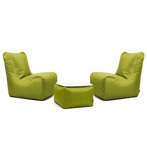 A set of bean bags Lucky  OX Lime