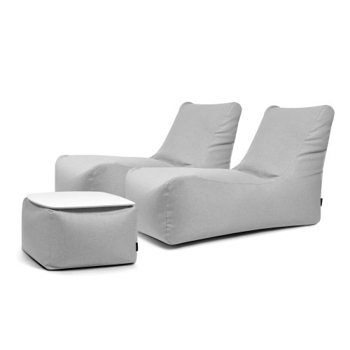 A set of bean bags Restful  Nordic Silver