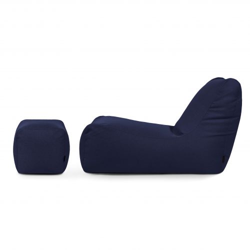 Ein Satz Sitzsäcke Lounge+  Nordic Marineblau