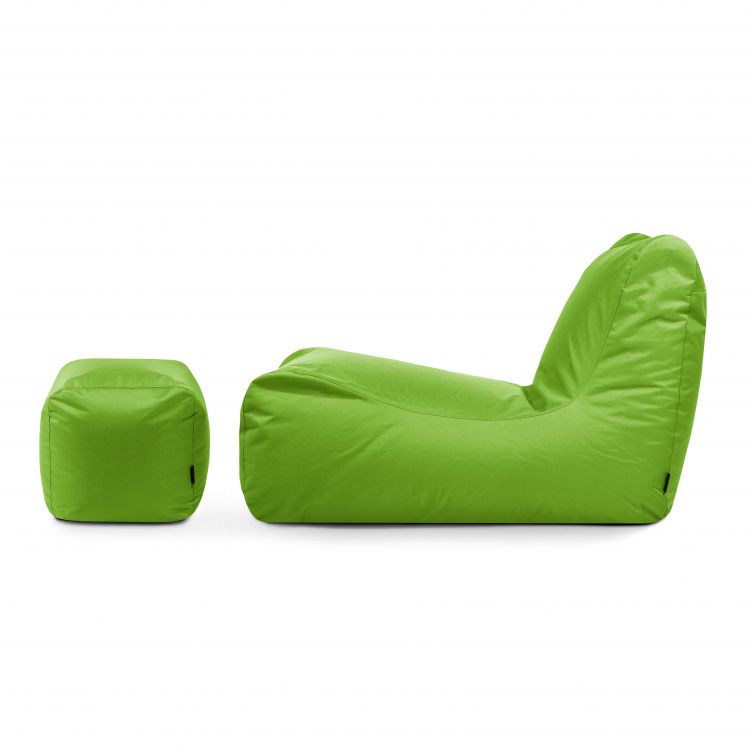 Ein Satz Sitzsäcke Lounge+ OX Apfelgrün