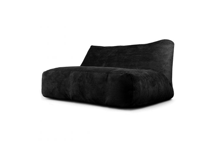 Dīvāns - sēžammaiss Sofa Tube 160 Waves Black