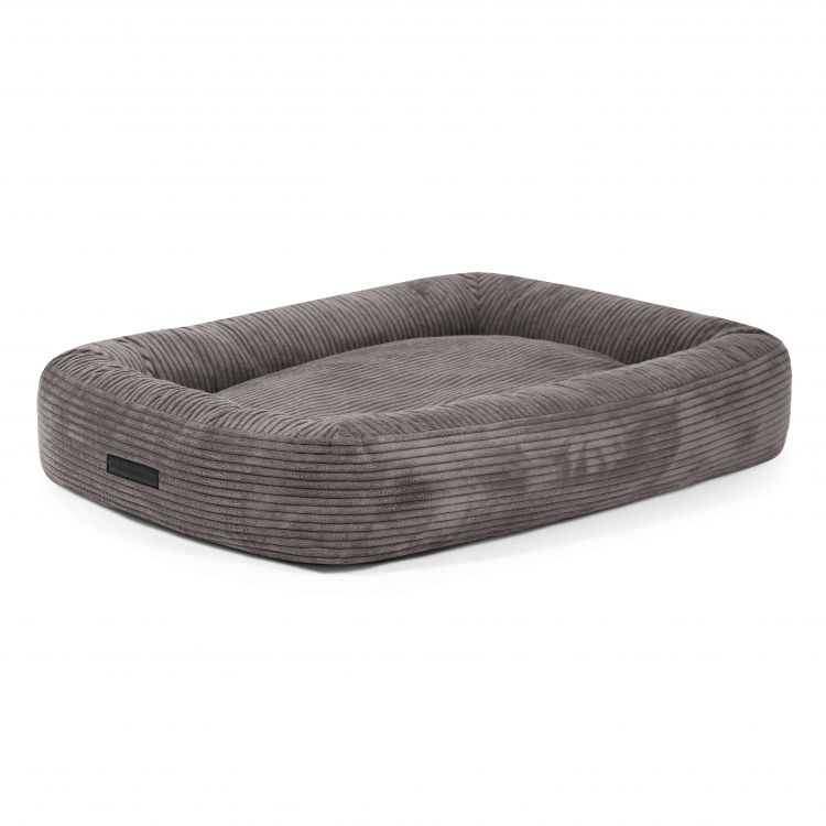 Dog Bed 100 Waves Dunkelgrau