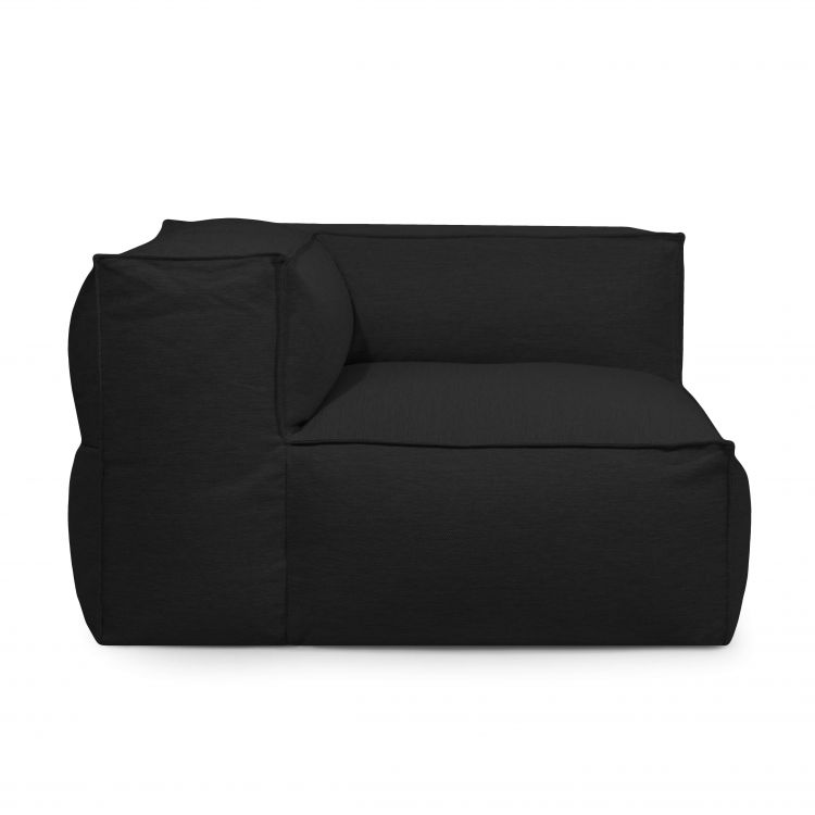 Bean Bag Mass Corner 125 Left Casa Black