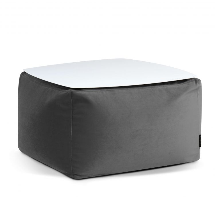 Galdiņš Soft Table 60 Metal White Barcelona Dark Grey