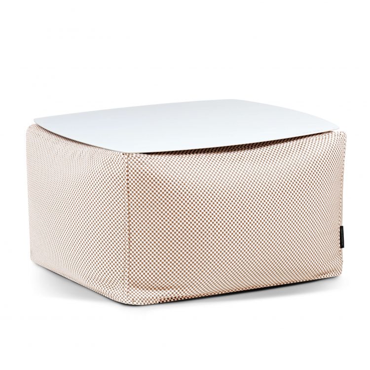 Soft Table 60 Metal White Capri Beige