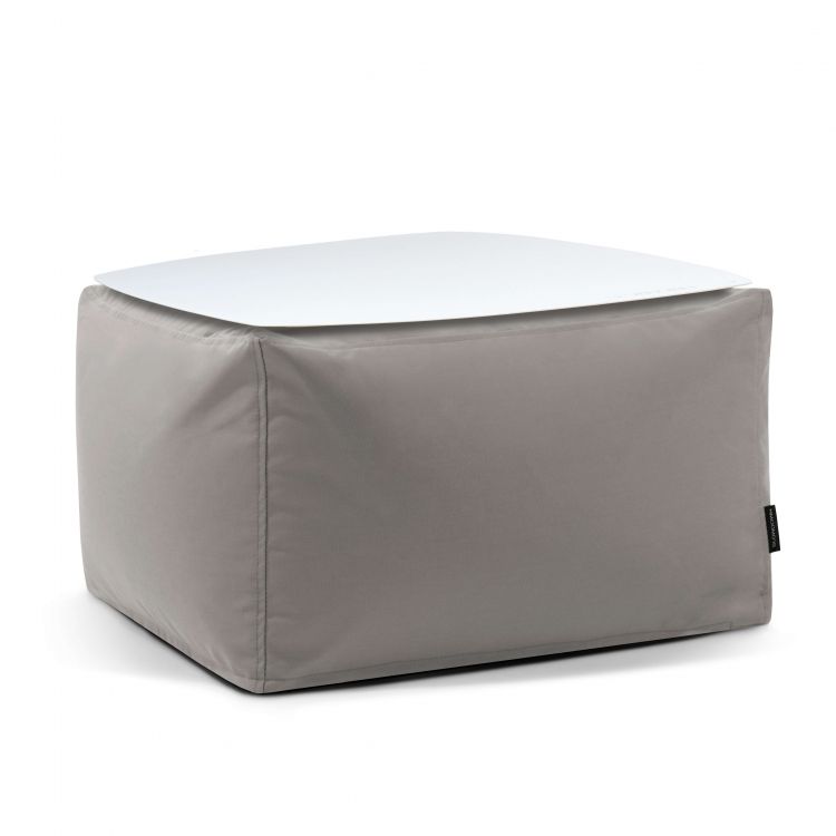 Staliukas Soft Table 60 Metal White Colorin Baltai pilka