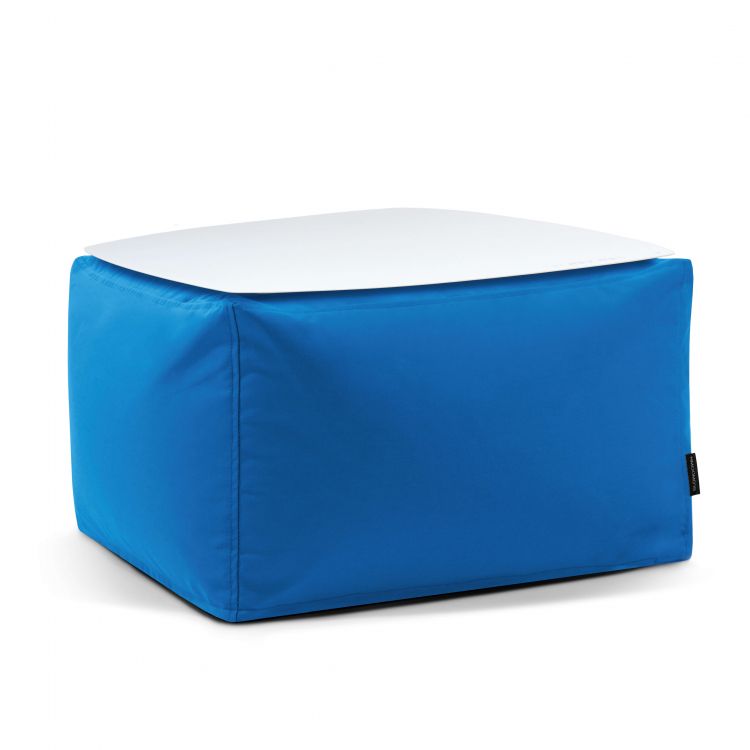Galdiņš Soft Table 60 Metal White Colorin Azure