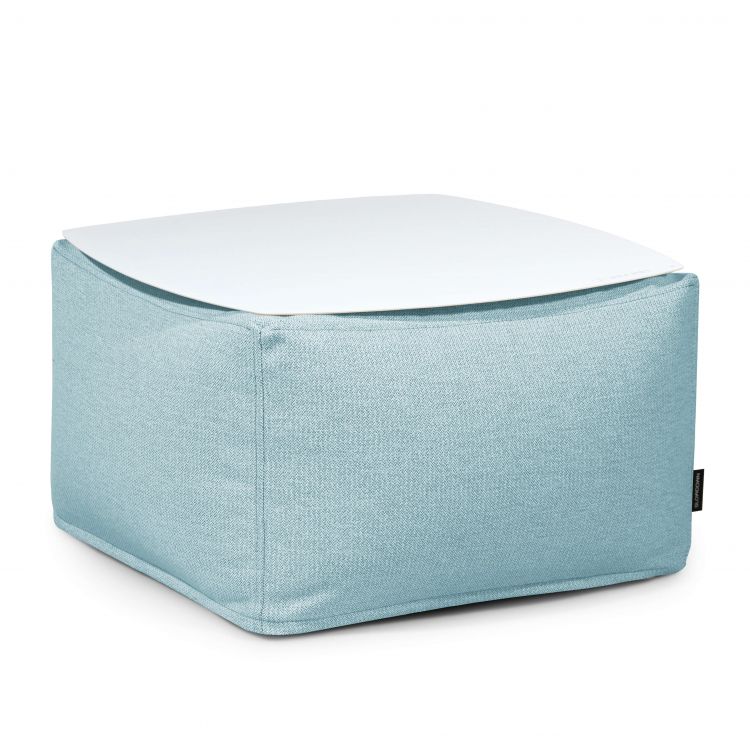 Tisch Soft Table 60 Metal White Dunẽs Aquamarin
