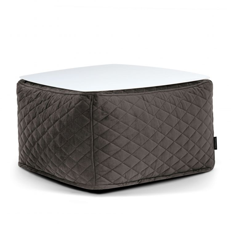 Tisch Soft Table 60 Metal White Lure Luxe Grau