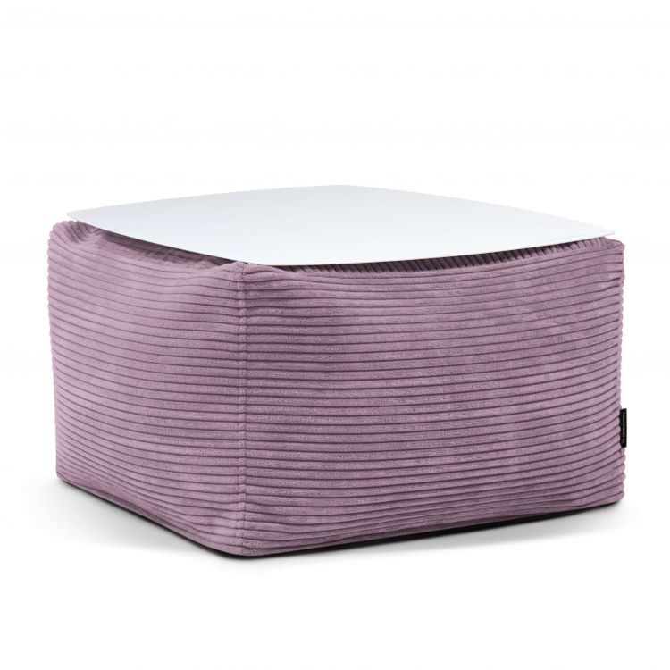 Staliukas Soft Table 60 Metal White Waves Alyvinė