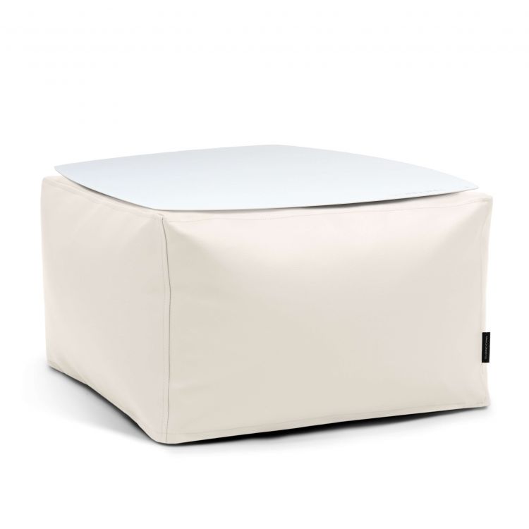 Staliukas Soft Table 60 Metal White Outside Balta