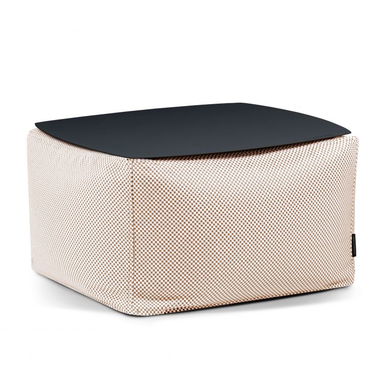 Galdiņš Soft Table 60 Metal Black Capri Beige