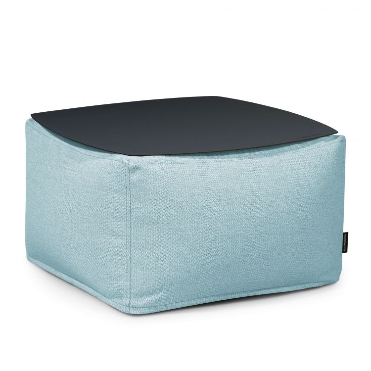 Tisch Soft Table 60 Metal Black Dunẽs Aquamarin