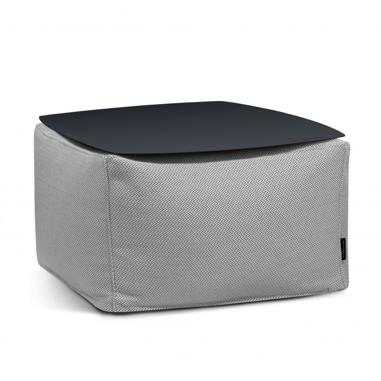 Galdiņš Soft Table 60 Metal Black Canaria Grey