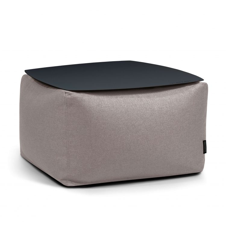 Staliukas Soft Table 60 Metal Black Nordic Betono