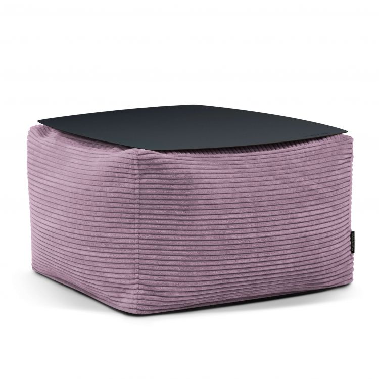 Staliukas Soft Table 60 Metal Black Waves Alyvinė