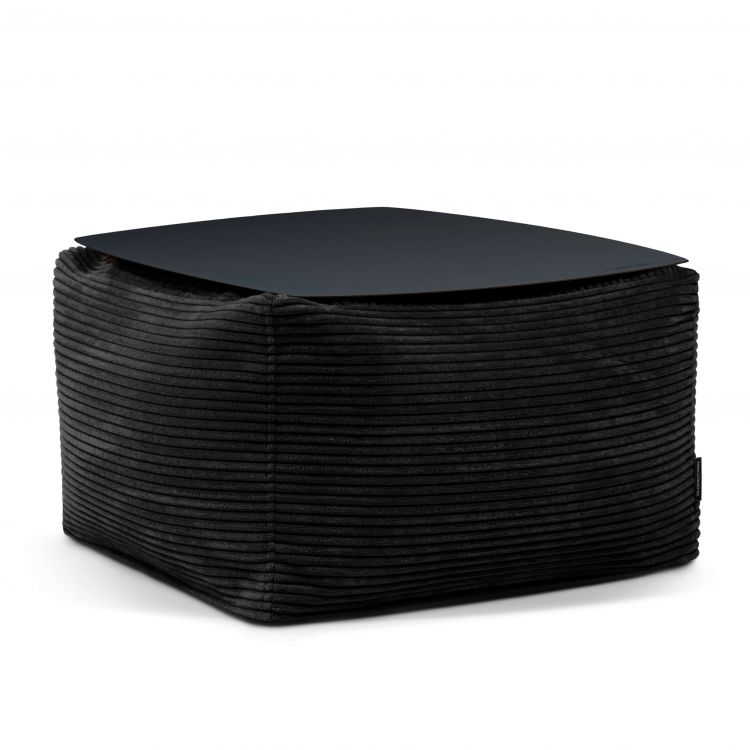 Galdiņš Soft Table 60 Metal Black Waves Black