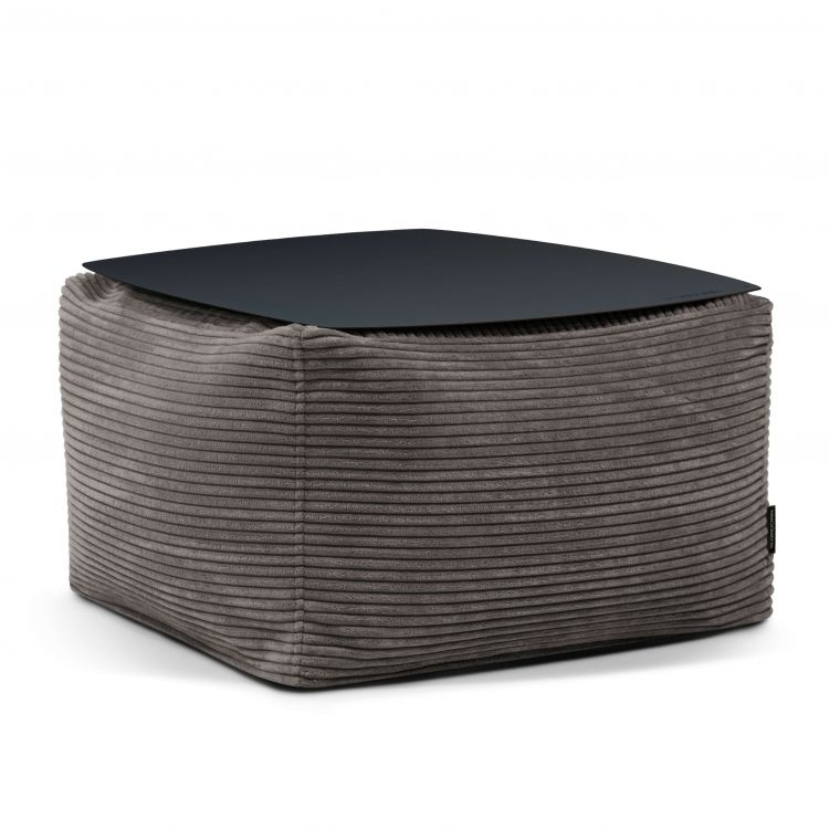 Tisch Soft Table 60 Metal Black Waves Dunkelgrau