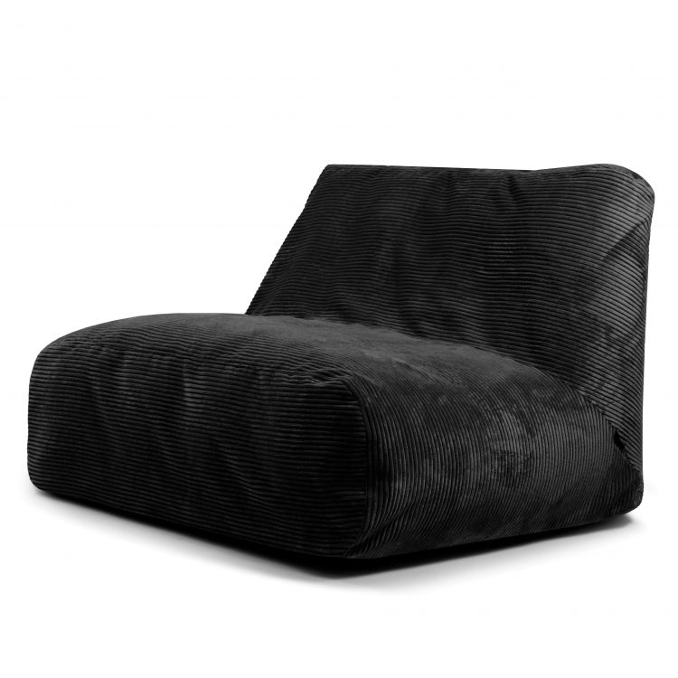 Bean bag Sofa Tube Waves Black