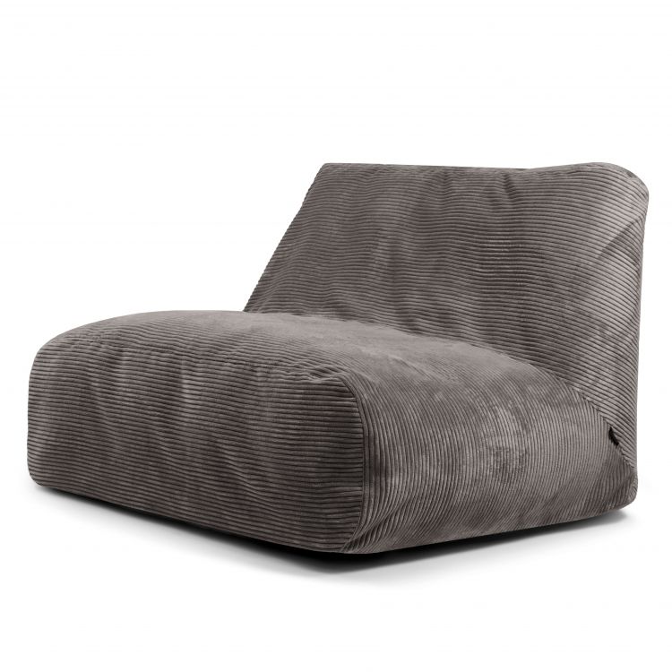 Sitzsack Sofa Tube Waves Dunkelgrau