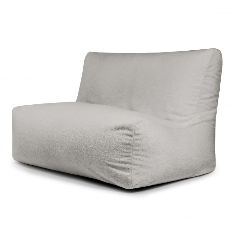 Sėdmaišis Sofa Seat Teddy Baltai pilka
