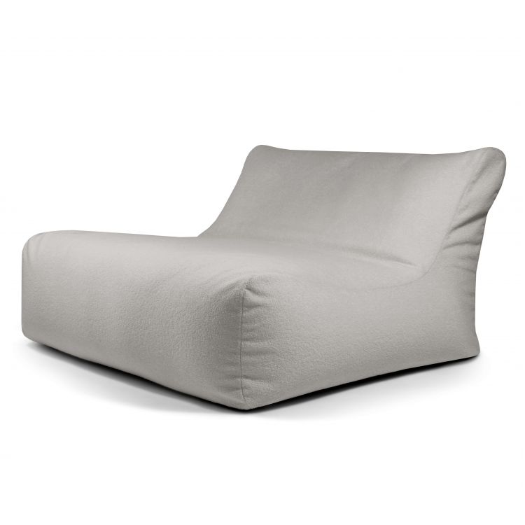 Sėdmaišis Sofa Lounge Teddy Baltai pilka