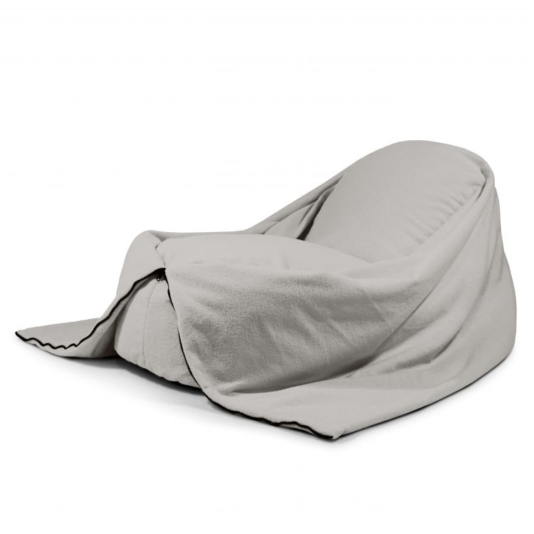 Sėdmaišis Cocoon 120 Teddy Baltai pilka