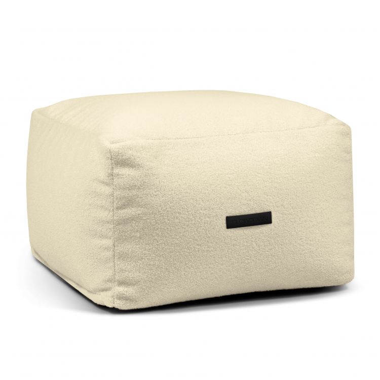 Pouf Softbox Teddy Creme