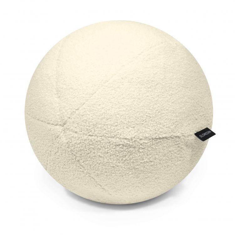 Ball Pillow 35 Teddy Creme