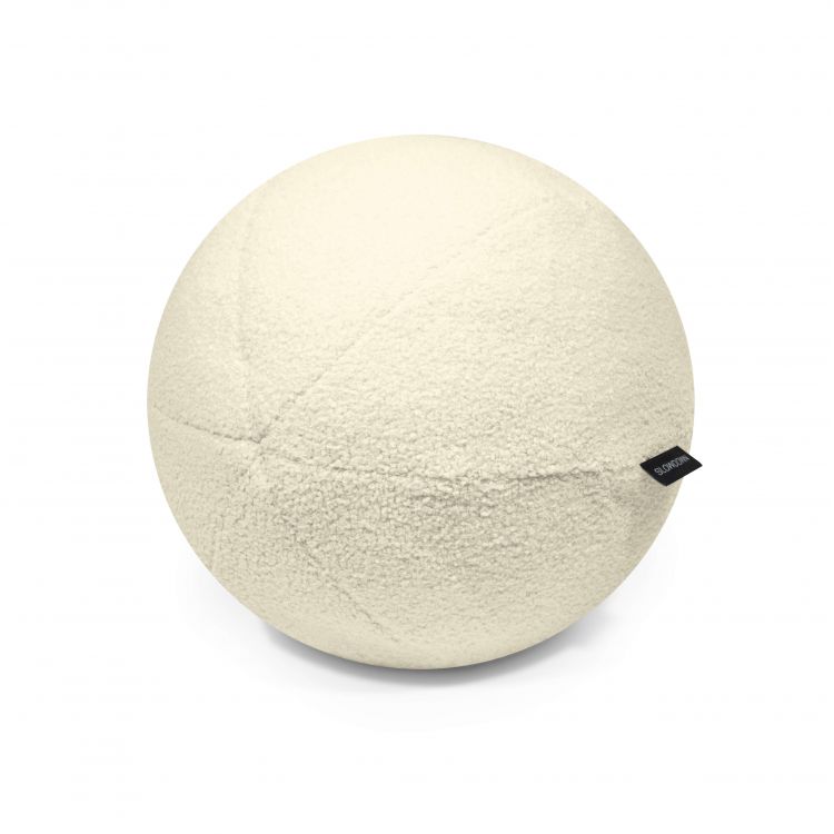 Ball Pillow 27 Teddy Creme