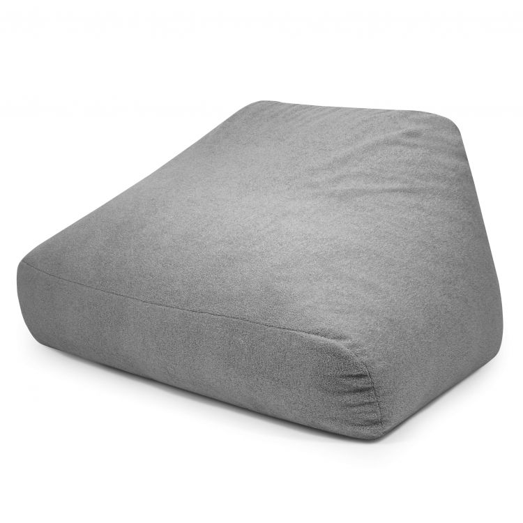 Porolono sėdmaišis Sofa Snug Teddy Baltai pilka
