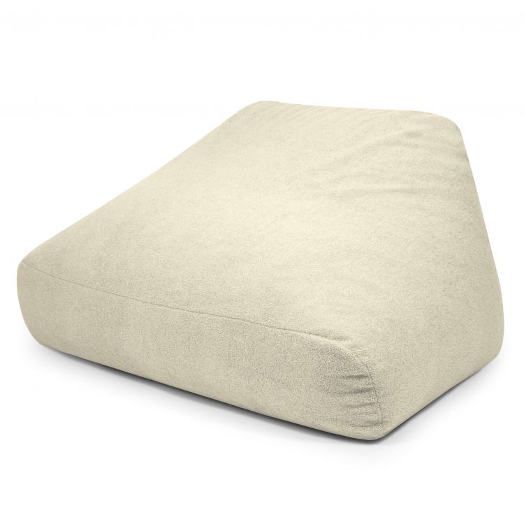 Schaumstoff Sitzsack Sofa Snug Teddy Creme