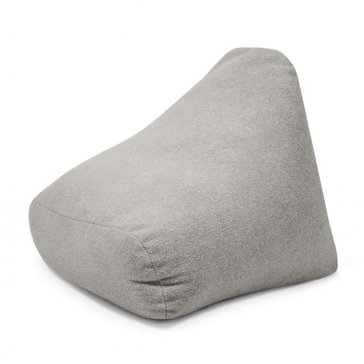 Porolono sėdmaišis Snug 80 Teddy Baltai pilka