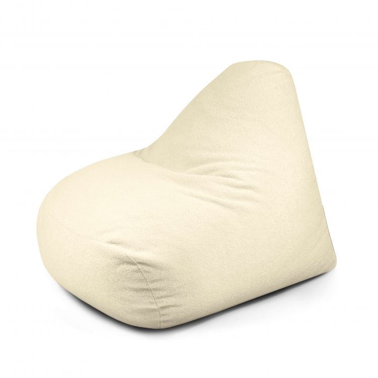 Schaumstoff Sitzsack Snug 100 Teddy Creme