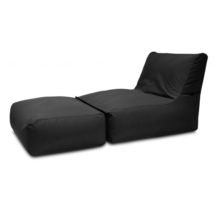 Sauļošanās Gulta Sunbed Split 90 Colorin Black