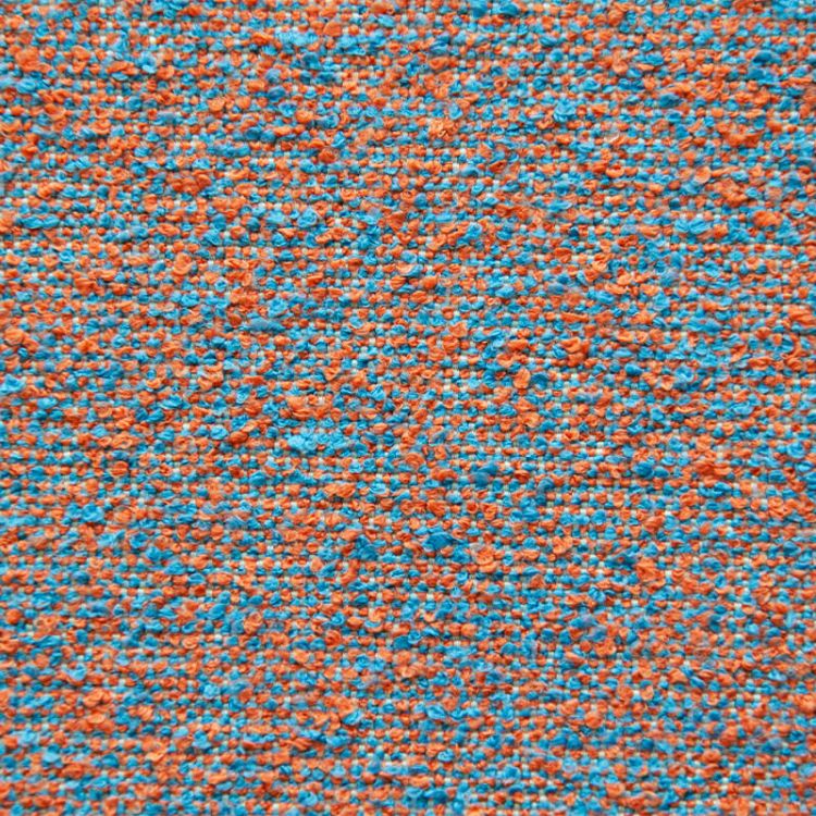 Fabric sample Breeze Blue Orange